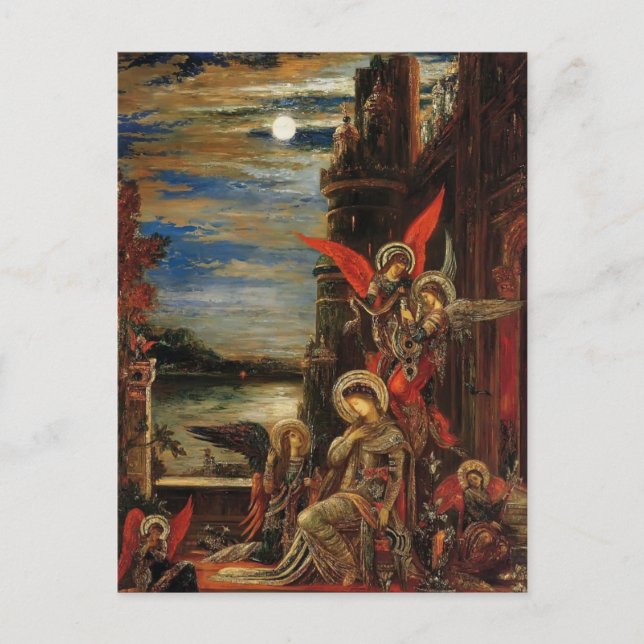 Gustave Moreau-St. Cecilia Postkarte (Vorderseite)
