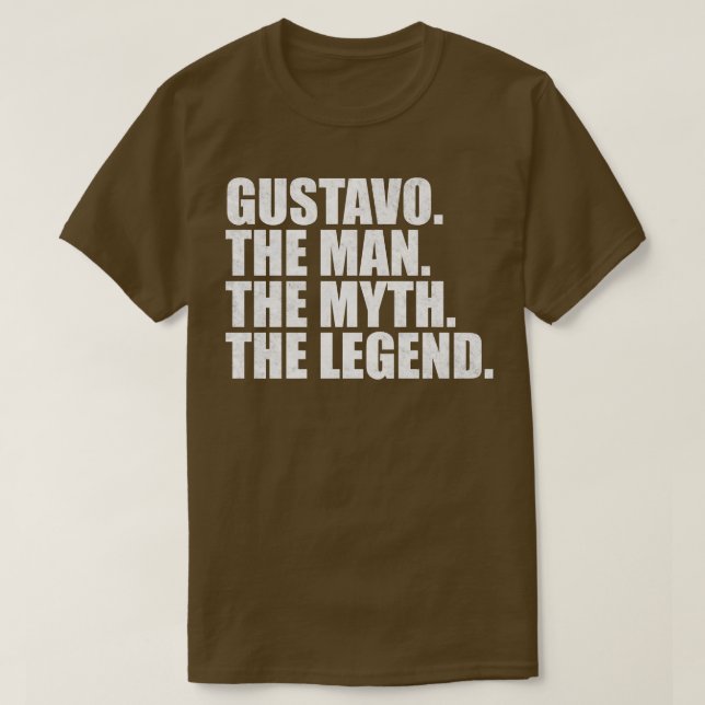 GustavoGustavo Name Gustavo Vorname T-Shirt (Design vorne)