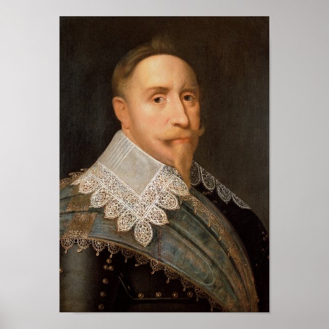 Gustavus Adolphus von Schweden Poster (Vorne)
