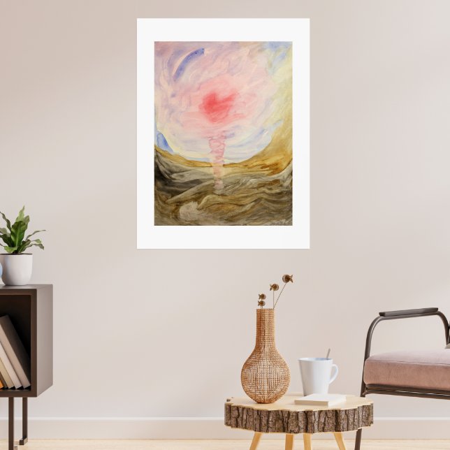 Gusten in der Unterwelt von Hilma af Klint Poster (Wohnzimmer 3)