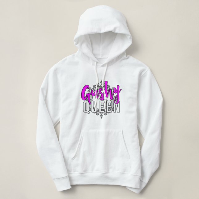 Gustige Königin Hoodie (Design vorne)