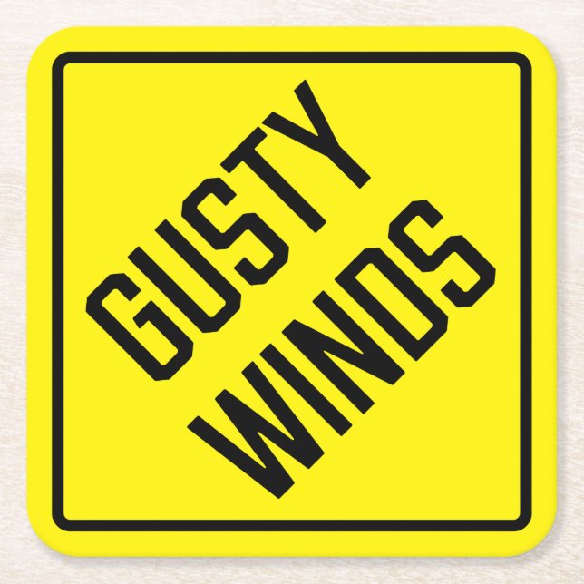 Gusty Wind Paper Untersetzer (Vorderseite)