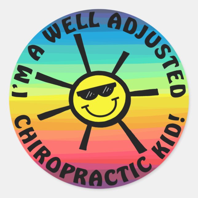 Gut angepasste Chiro Kid Stickers (Vorderseite)