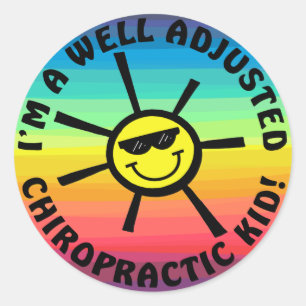 Gut angepasste Chiro Kid Stickers