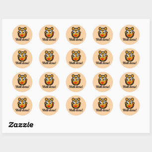 Gut ausgeführte Stickers