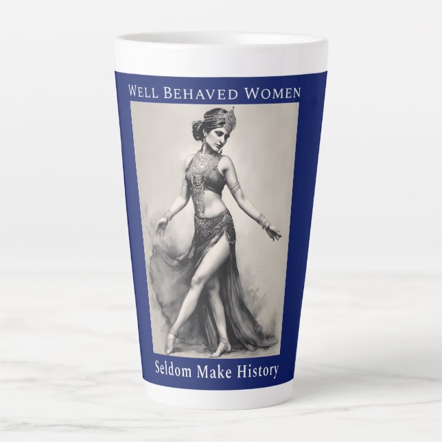 Gut Benachteiligte Frauen machen selten Geschichte Milchtasse (Vorderseite)