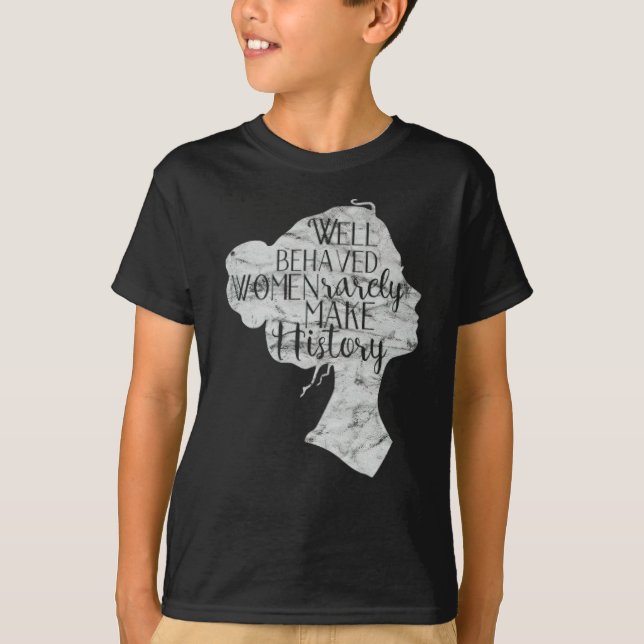 Gut beneidete Frauen machen selten einen Monat der T-Shirt (Vorderseite)