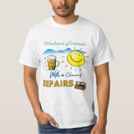 GUT! Bier und Reparaturen - Wochenendprognose T -  T-Shirt