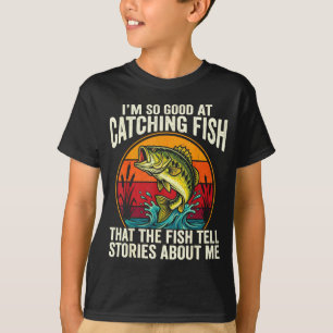 Gut darin Fische zu fangen, über die Fische Geschi T-Shirt