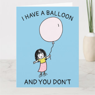 GUT GEBURTSTAG HABE ICH EINEN BALLOON, DEN SIE NIC KARTE
