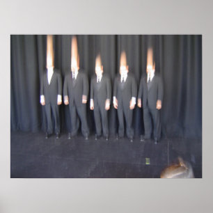 Gut gekleidete Kunst Poster