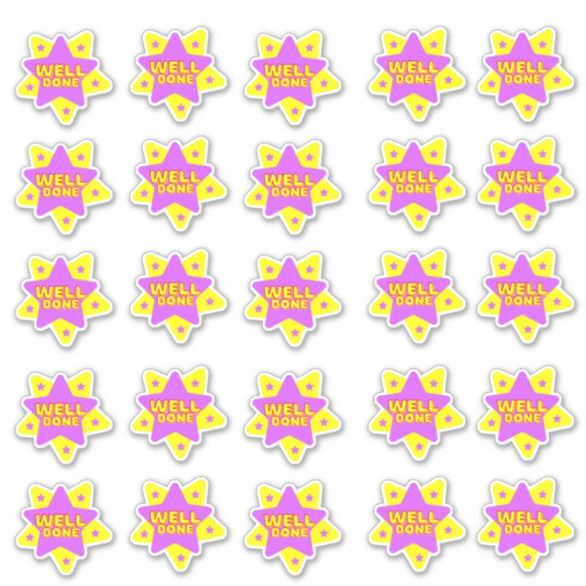 Gut gemacht farbenprächtiges Teacher Stickers Pack Aufkleber (Vorderseite)