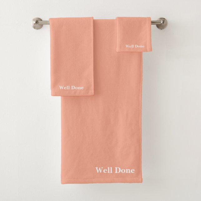 Gut gemacht Melon Bath Handtuch Set (Insitu)