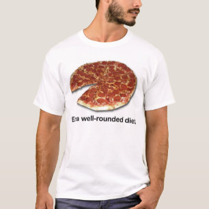 Gut gerundete Ernährung - Vorderseite T-Shirt
