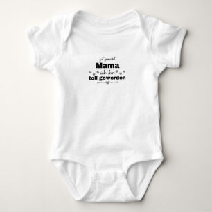 Gut geschaffene Mama habe ich zu einer großen Mutt Baby Strampler