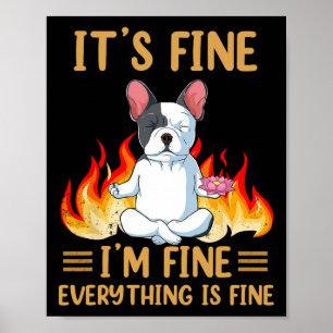 Gut - ich bin gut alles ist gut - französischer Bu Poster