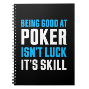 Gut im Poker sein Notizblock