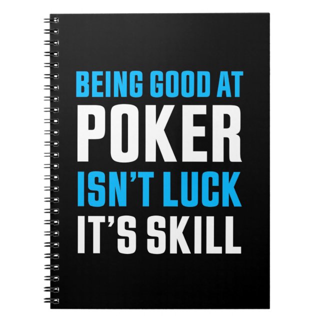 Gut im Poker sein Notizblock (Vorderseite)