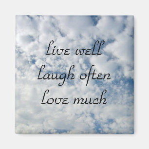 gut leben lachen oft Liebe viel Magnet