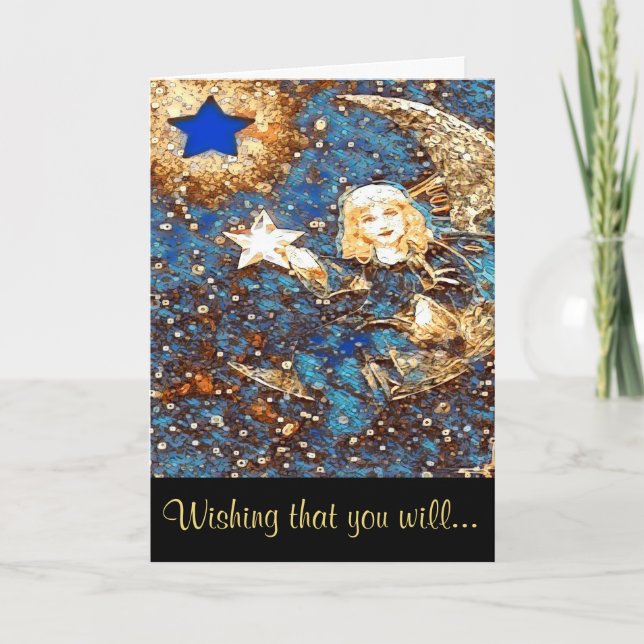 Gut machen - bald ein Wunsch machen Karte (Vorderseite)