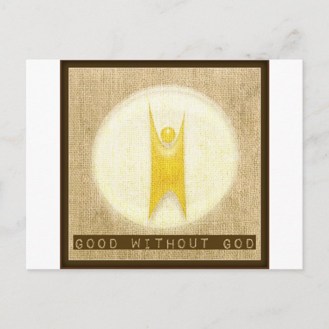 Gut ohne Gott Postkarte (Vorderseite)