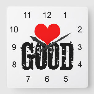 Gut Quadratische Wanduhr