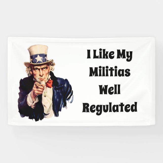 Gut regulierte Miliz Banner (Horizontal)