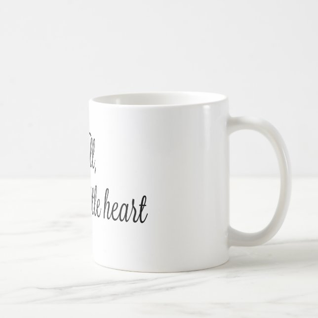 Gut segnen Sie Ihre wenige Herz 11OZ Tasse (Rechts)