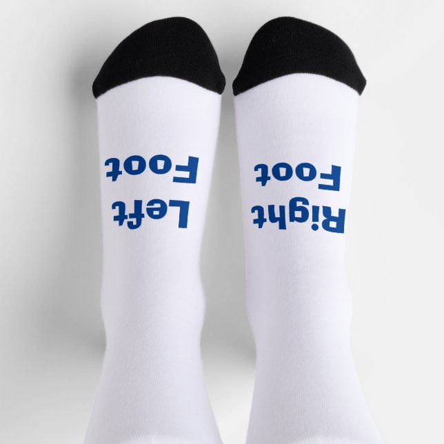 GUT! Socken - linke Fußspitze - blau (Oben)
