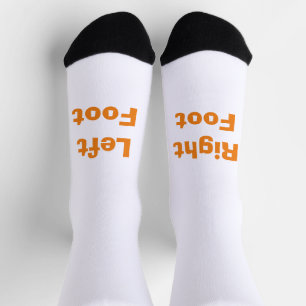 GUT! Socken - Links Fußweg - Orange