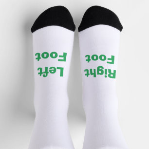 GUT! Socken - Verlassen Fuß Rechter Fuß - Grün