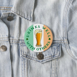 Gut trinken - St Patrick's Day Button
