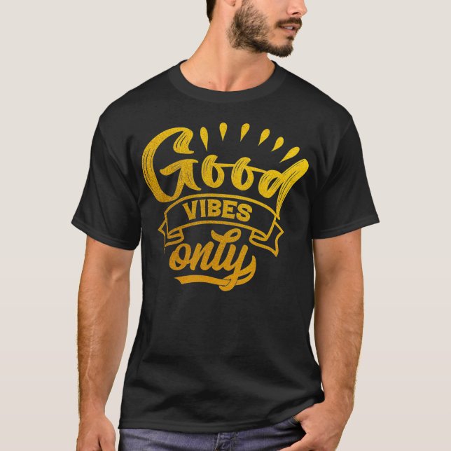 Gut Vibes, Rasta Reggae Jamaica T-Shirt (Vorderseite)