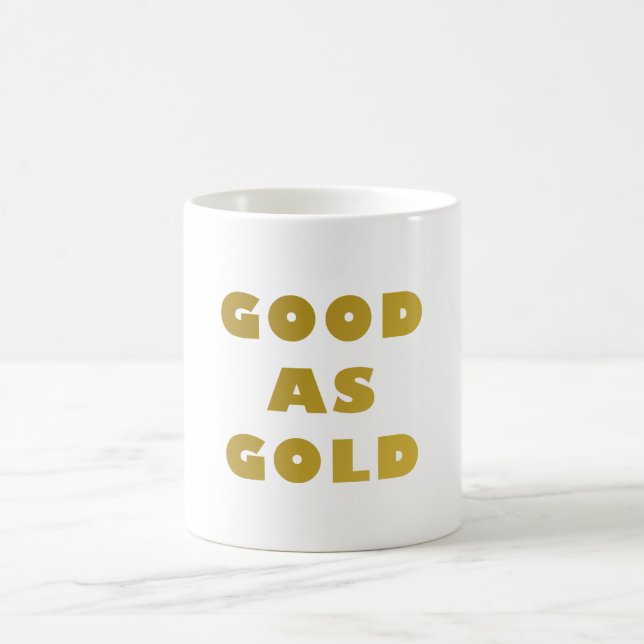 GUT WIE GOLD-Tasse Kaffeetasse (Mittel)