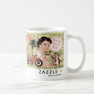 Gut, zu gehen Kaffee! Kaffeetasse