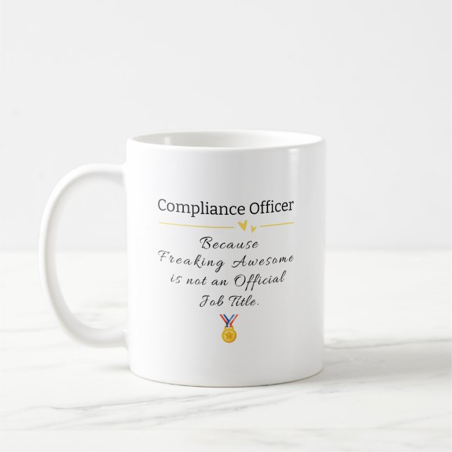Gutachter für Compliance Officer - Funny Office Kaffeetasse (Links)