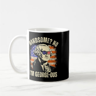 Gutaussehend Nein, ich bin der großartige George W Kaffeetasse