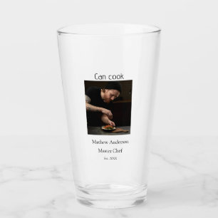 Gutaussehend und kann kochen Namen hinzufügen Meis Glas