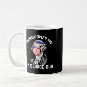 Gutaussehender Nein George Washington 1776 Lustige Kaffeetasse