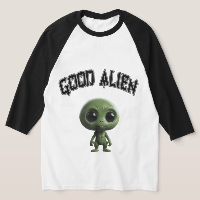 Gute Alien Raglan T-Shirt (Ablage )