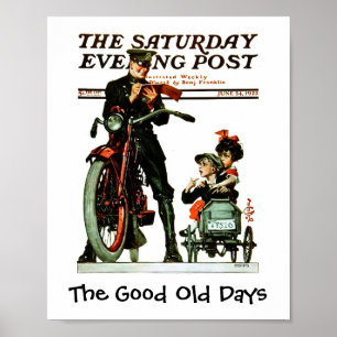 Gute alte Zeiten - Saturday Evening Post Poster