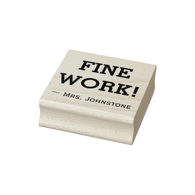 "GUTE ARBEIT!" Briefmarke für die Einstufung von K Gummistempel (Stempel)