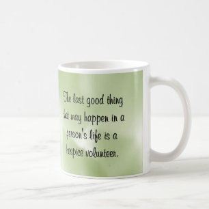 Gute Arbeiten des Pflegeheim-Freiwilligen Kaffeetasse