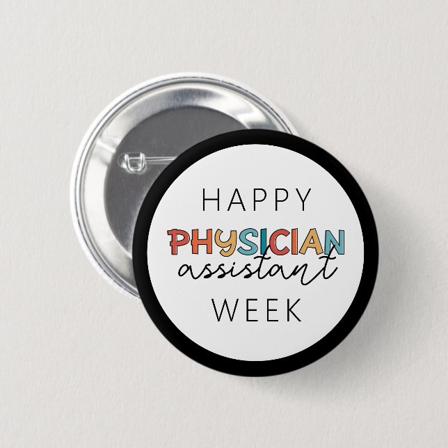 Gute Arztassistenzwoche Button (Vorne & Hinten)