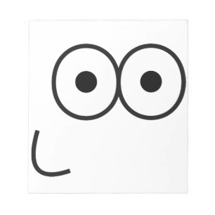 Gute Augen und Mund - Notepad Notizblock