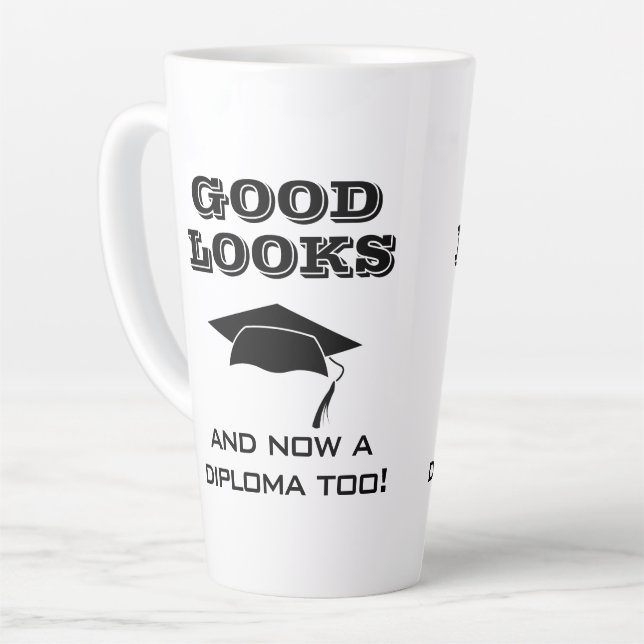 Gute Ausblicke und jetzt Diploma zu lustiger Absch Milchtasse (Linke Ecke)