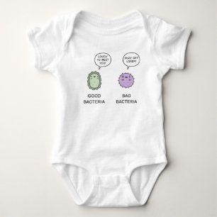 Gute Bakterien, schlechte Bakterien Baby Strampler