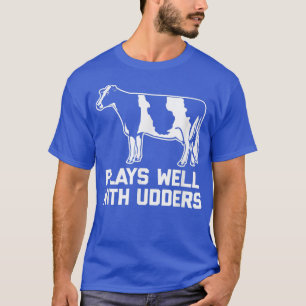 Gute Bedingungen für den Anbau von Kuh aus sonnige T-Shirt