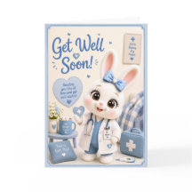 Gute Besserung für Dr. Mochi von den Baby Bun Buns