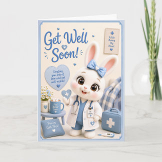 Gute Besserung für Dr. Mochi von den Baby Bun Buns Karte
